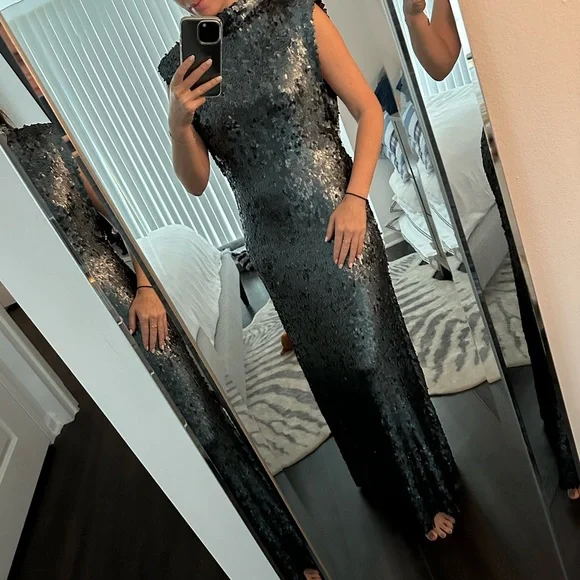 long sequin dress zara Zara | Dresses | Nwt Zara Long Sequin Dress